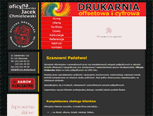Tablet Screenshot of oficyna-drukarska.pl